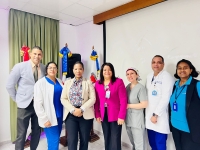 Unidad de Procedimientos del Centro de Gastroenterologia Ciudad Sanitaria Dr. Luis Eduardo Aybar, imparte charla al personal de Atención al Usuario